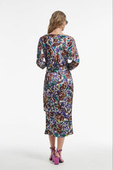 Vestido Silbar Viscosa Estampado Floral